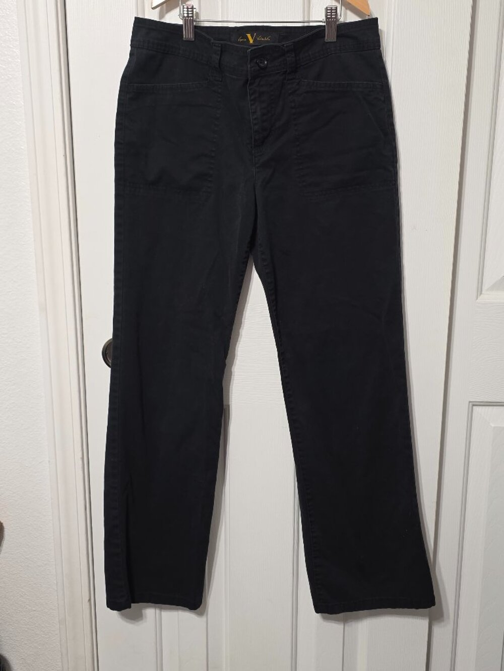 Women's Black Petite Pants, Size 6